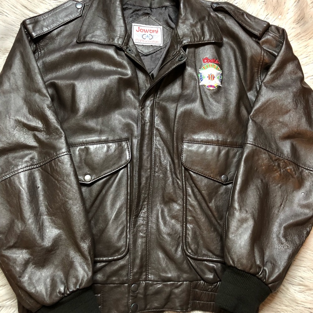 Vintage men’s leather jacket